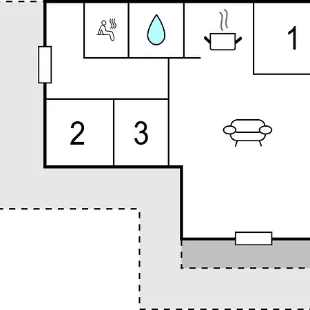 Awesome In W/ Sauna And 3 Bedrooms Дом отдыха Tarm